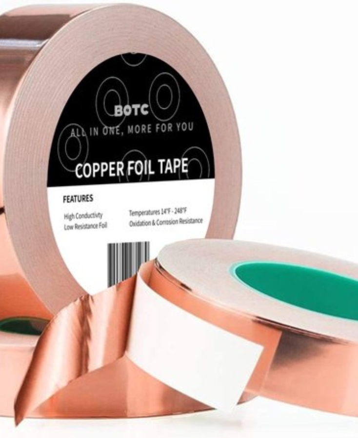 Kopertape tegen slakken